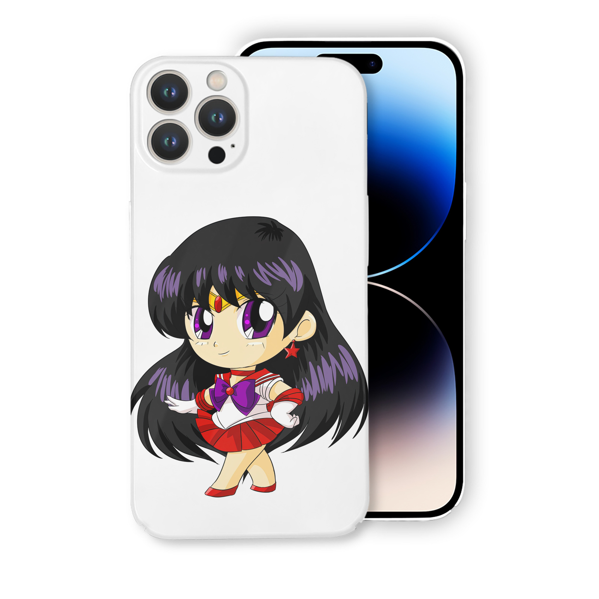 （画像用） 美少女戦士セーラームーン 火野レイ ひの レイ Sailor Moon Hino Rei （セーラーマーズ,Sailor Mars） 【iPhone 14シリーズ対応】ハードケース